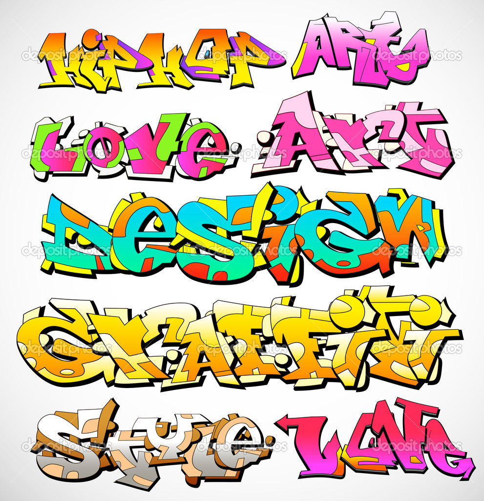 Graffiti Vector Font Graffiti Vector Font