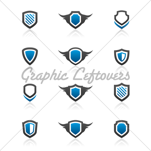 Graphic Design Shields