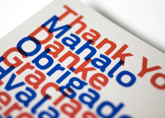 Graphic Design Thank You Cards