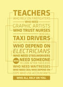 Graphic Thank You Teacher Card