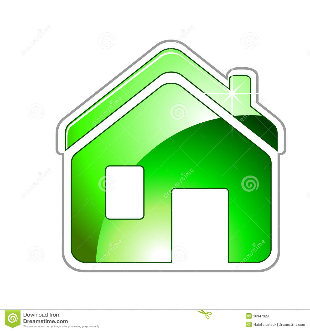 Green Home Icon