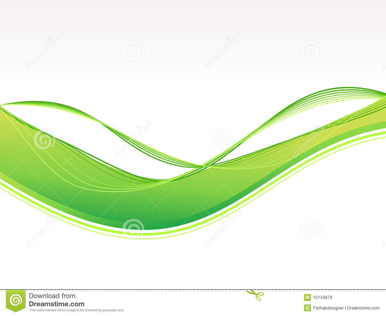 Green Wave Background Abstract Royalty Free