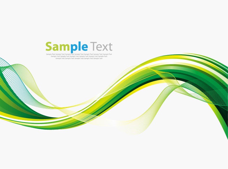 Green Wave Vector Graphics