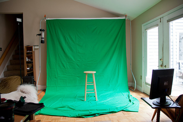 Homemade Backdrop Stand