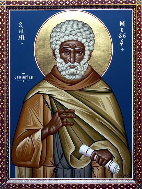 Icon St Moses The Black