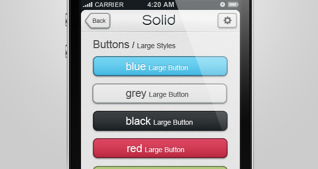 iPhone App Button