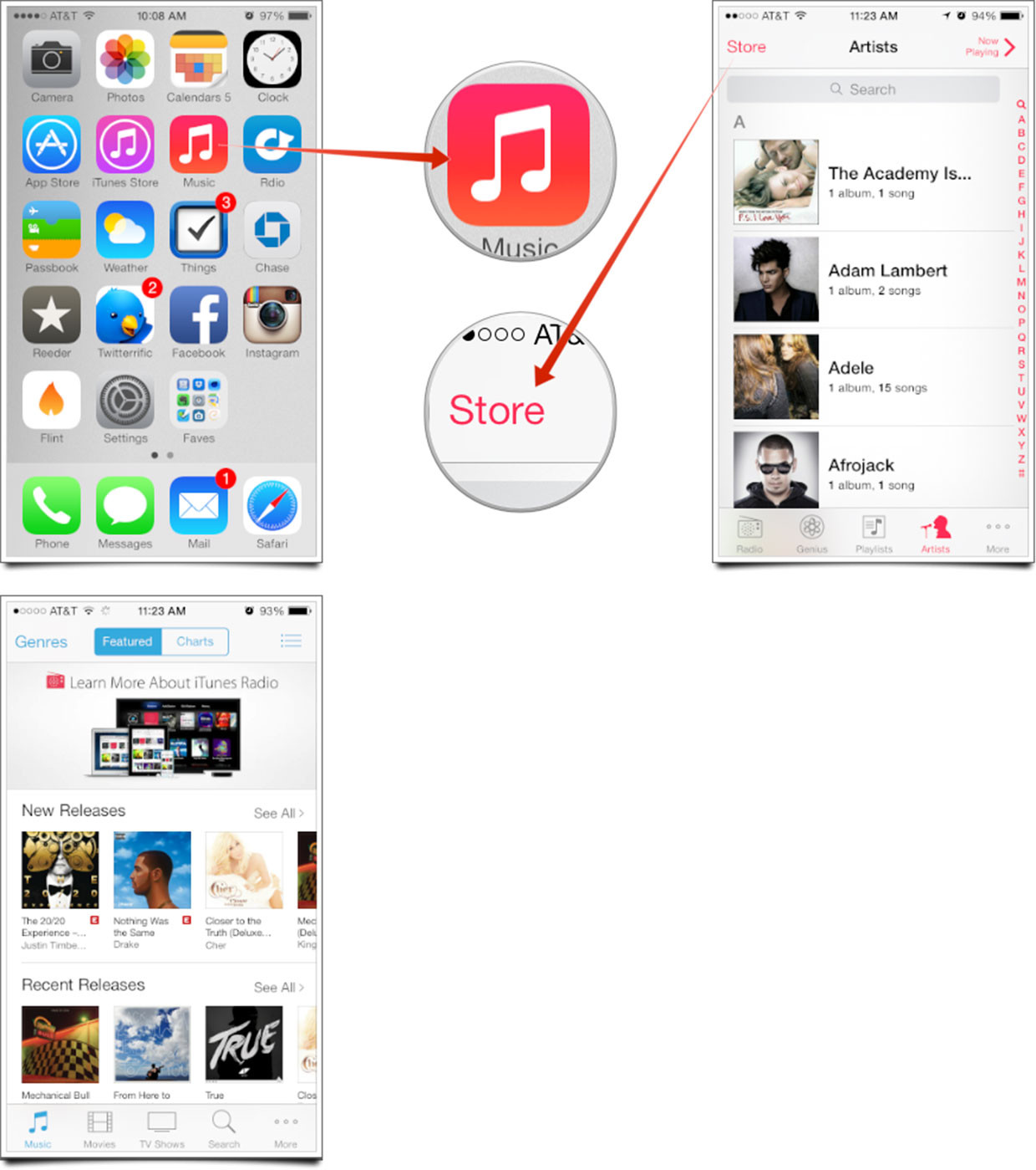 iPhone App Store Icon Ios7