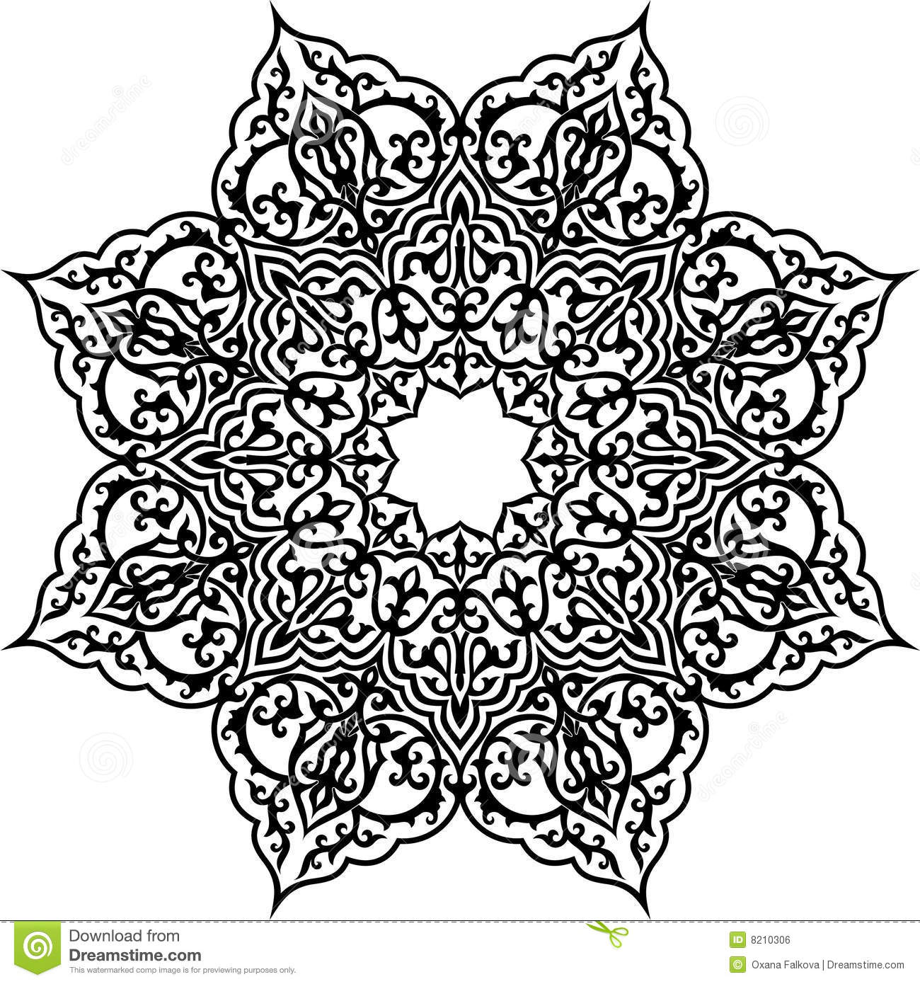 Islamic Geometric Pattern Vector