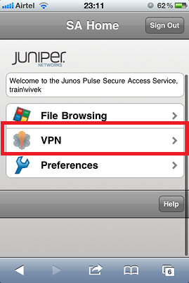 Juniper VPN Client Icon