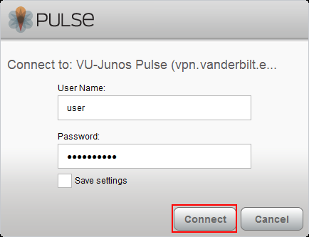 Junos Pulse VPN Windows 1.0