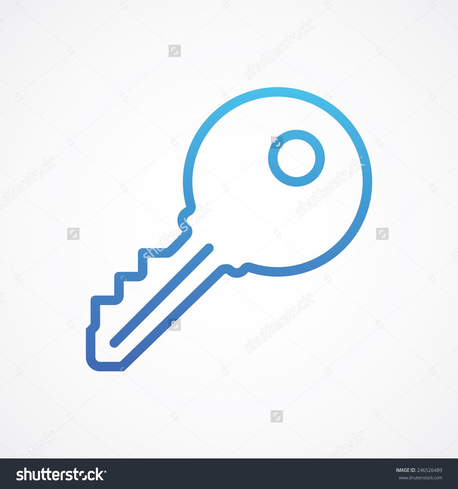 Key Stock Vector Illustration