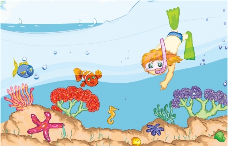 Kids Swimming Clip Art Free