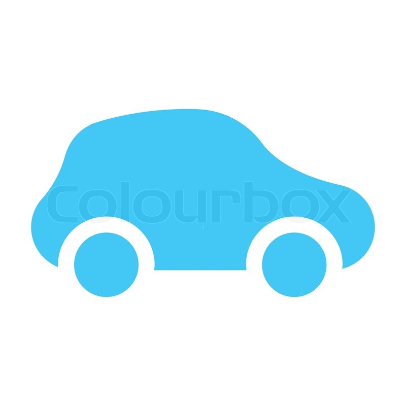 Light Blue Car Icon