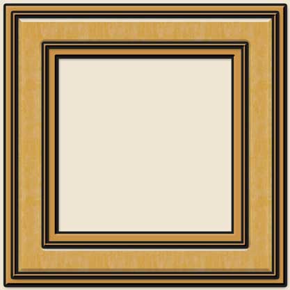 Light Wood Square Frames Light Wood Square Frames