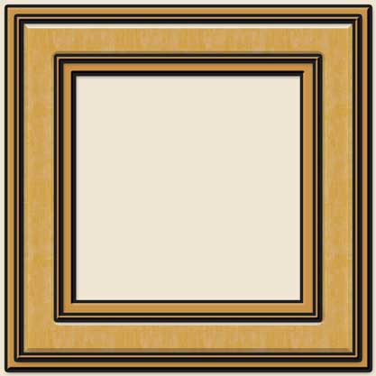 Light Wood Square Frames