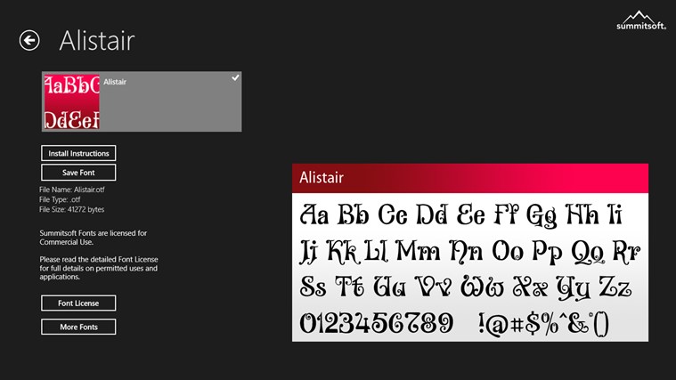 Microsoft Office Christmas Font