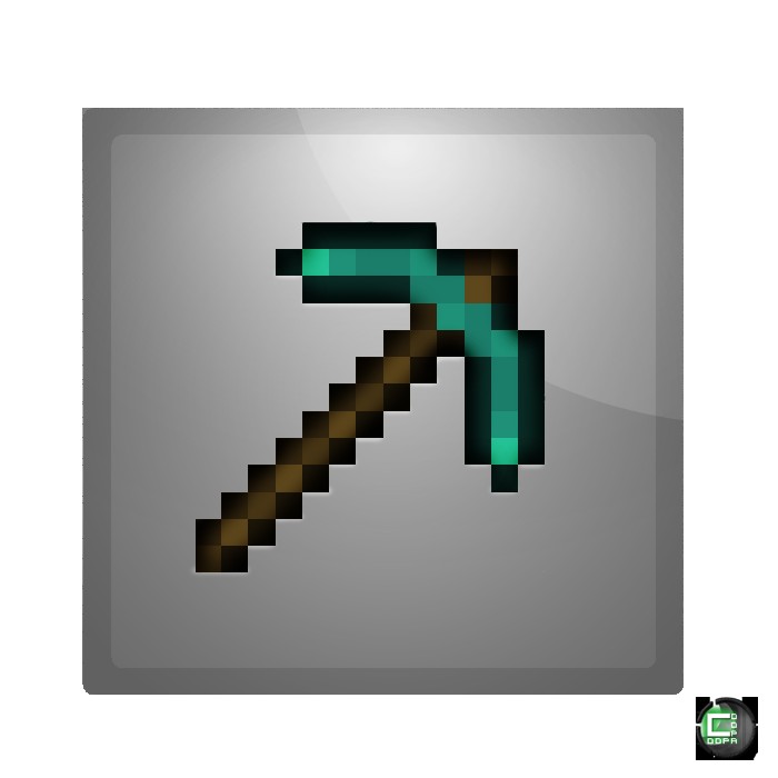 Minecraft Pickaxe Icon