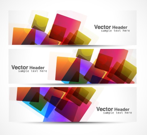 Modern Banner Vector Graphics