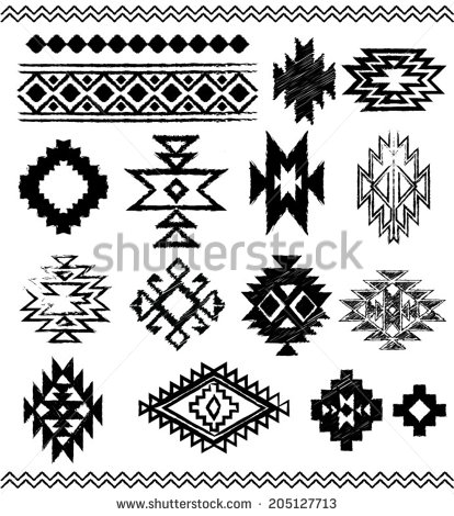 Navajo Indian Aztec Design