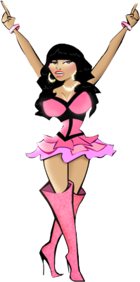 Nicki Minaj as Cartoon Nicki Minaj as Cartoon