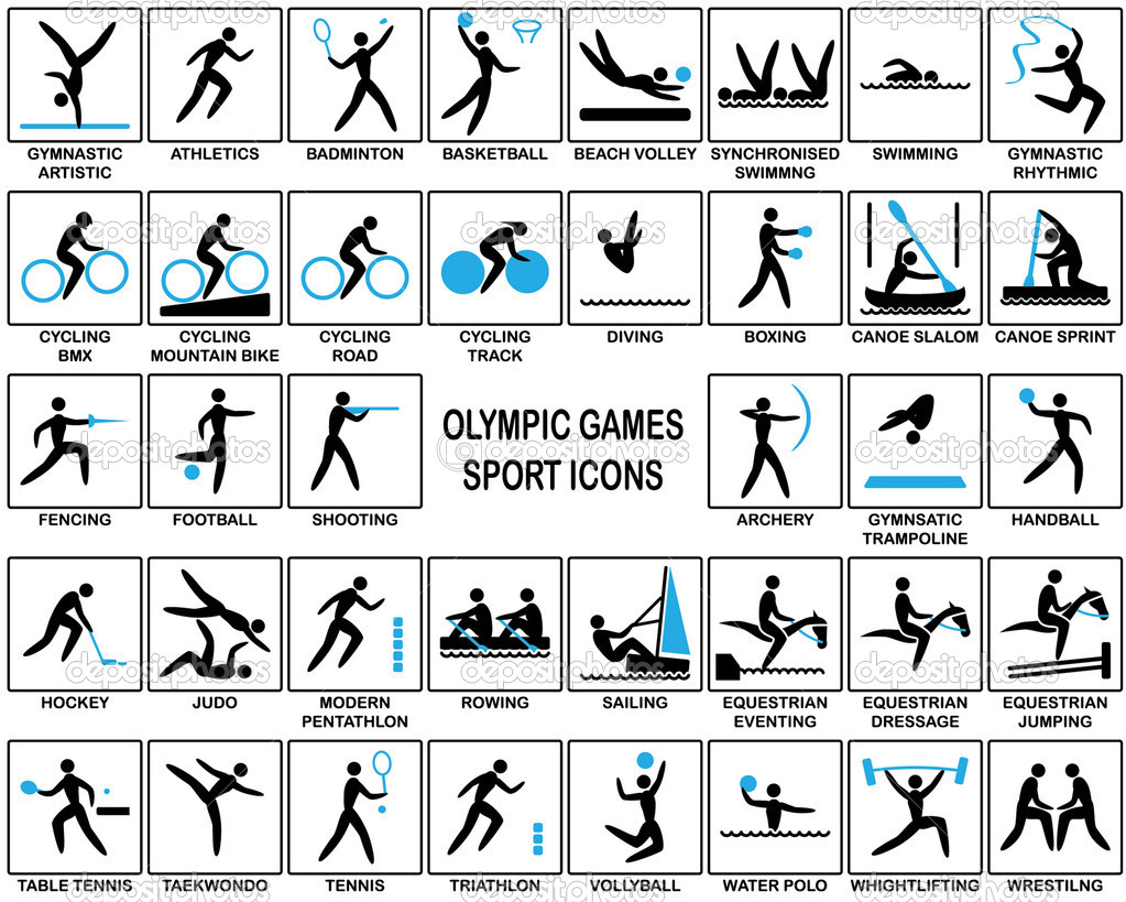 16 Olympic Winter Games Icon Images