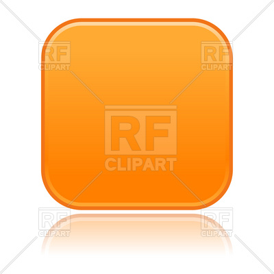 Orange Button Clip Art