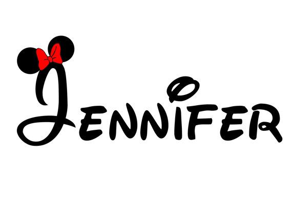 Personalized Disney Font
