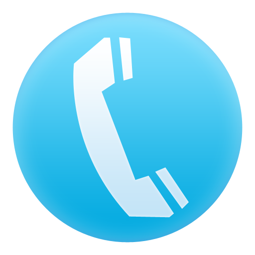 Phone Call Icon Blue