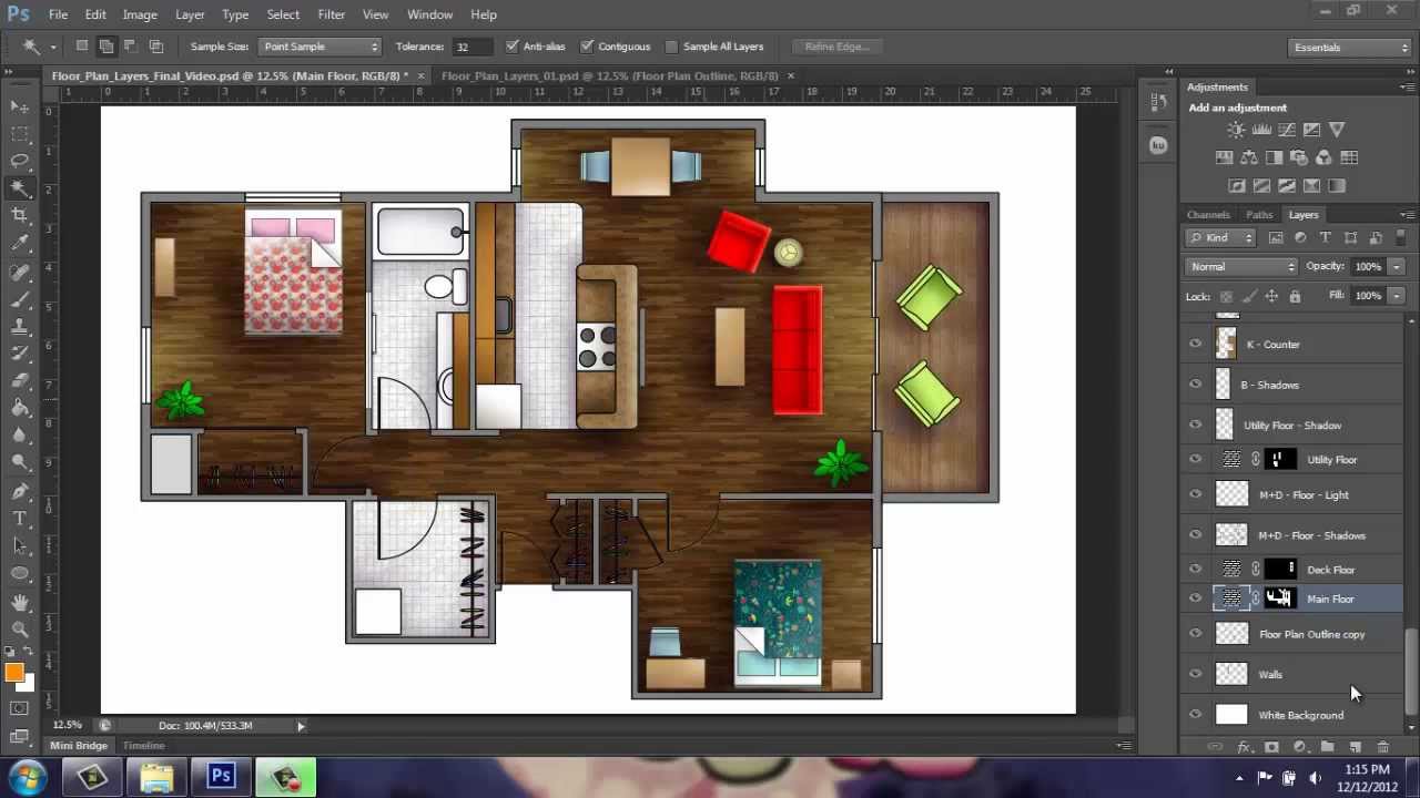 Photoshop Floor Plan Furniture Photoshop Floor Plan Furniture