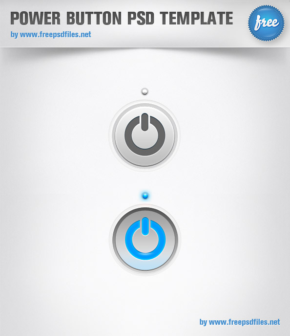 Power Button Psd Free Power Button Psd Free