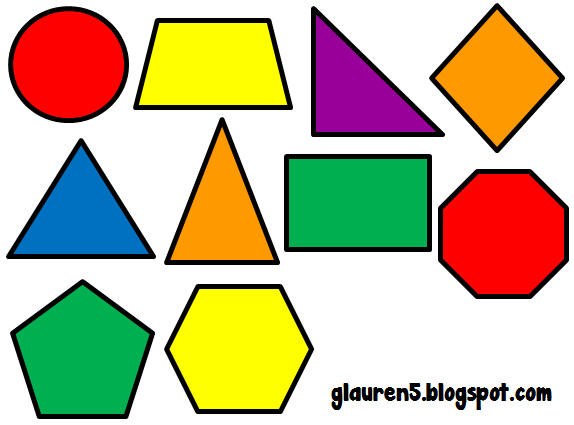 Primary Shapes Clip Art