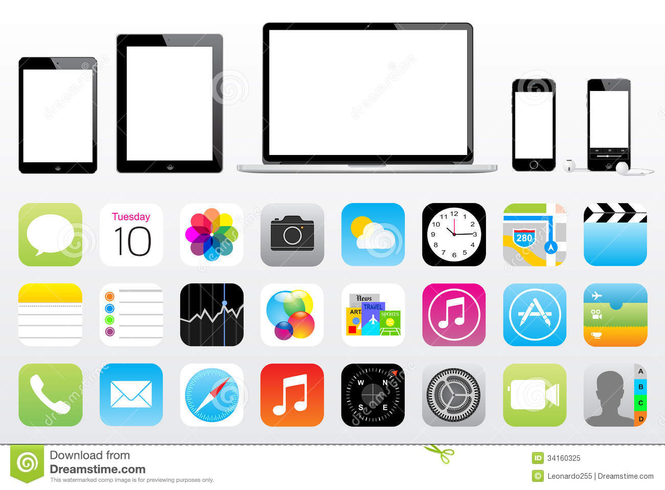 Printable iPad Icons
