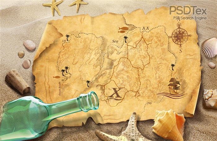 PSD Treasure Map PSD Treasure Map