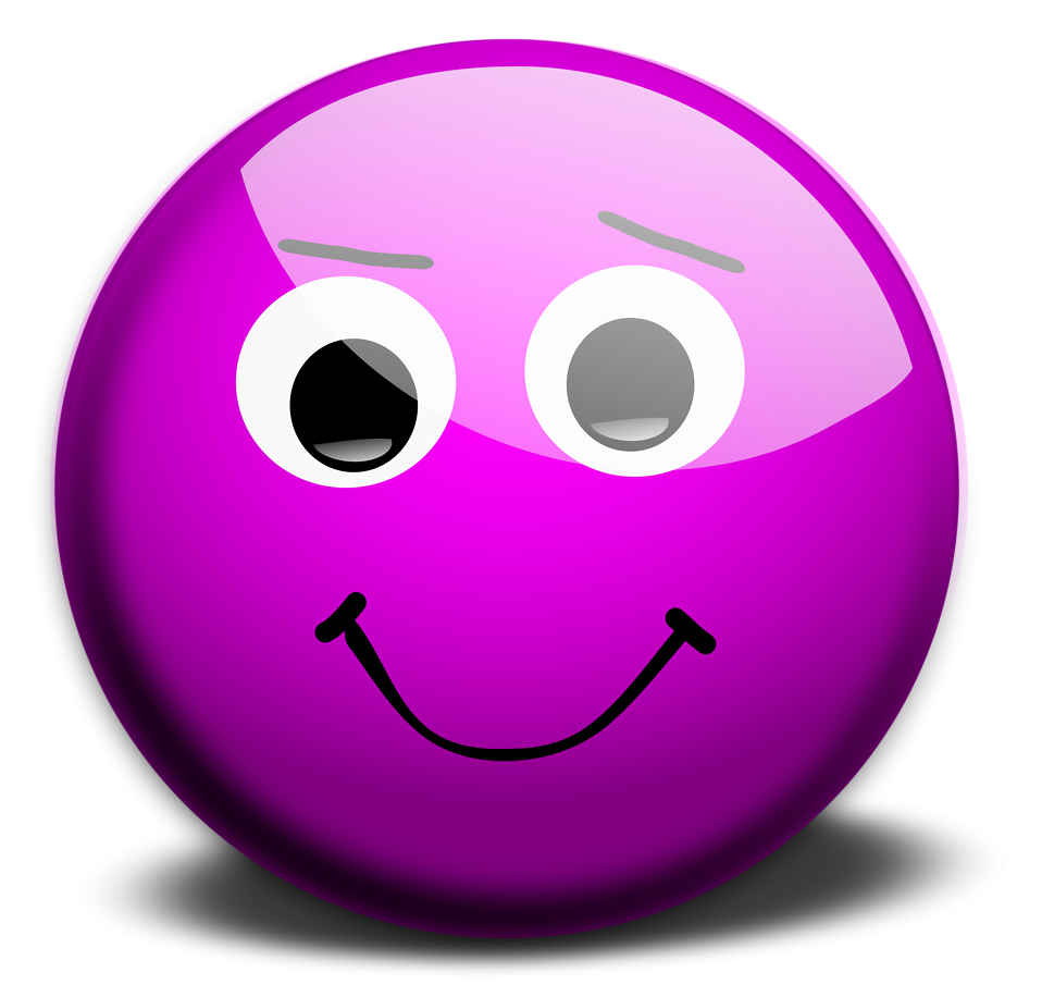 Purple Smiley Face Clip Art