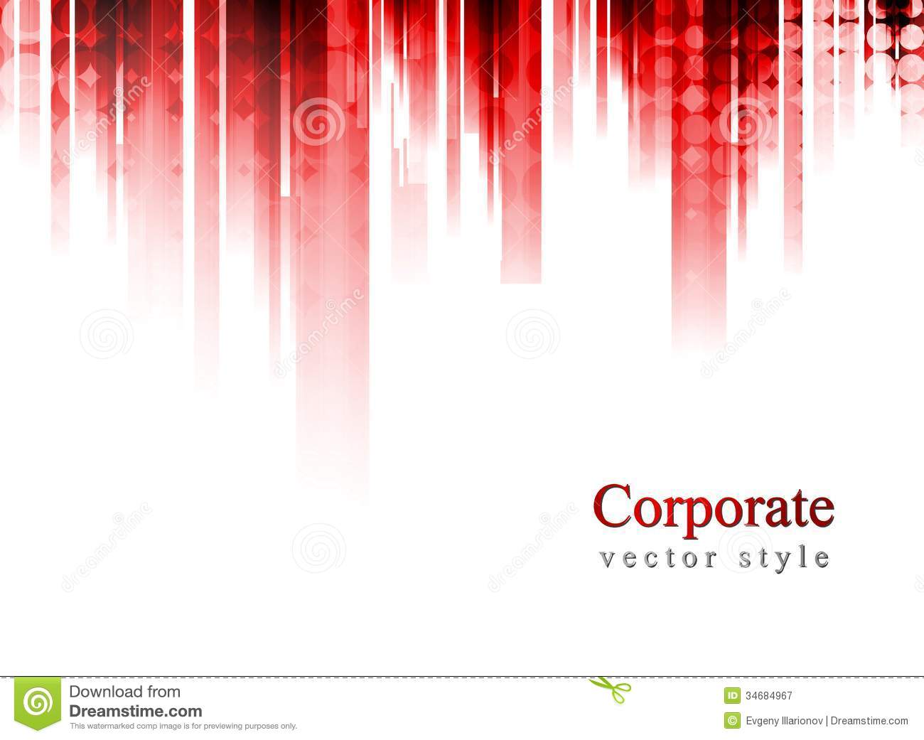 Red Abstract Vector Designs
