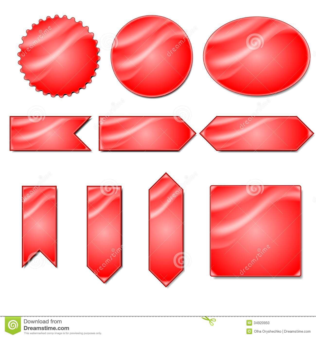 Red Icon Labels Red Icon Labels
