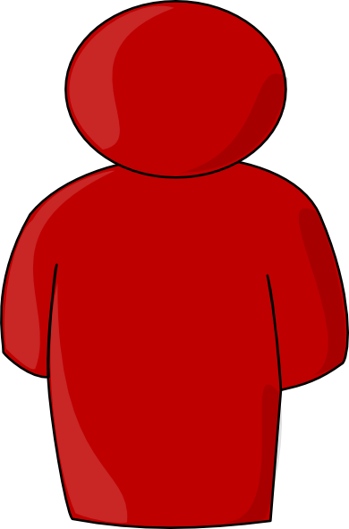 Red People Icon Clip Art