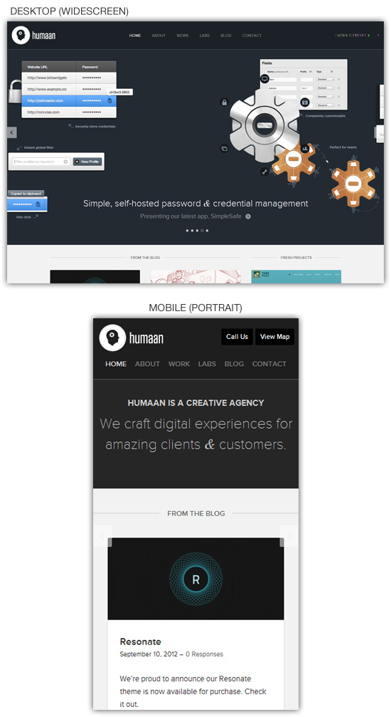 Responsive Web Design Example Responsive Web Design Example
