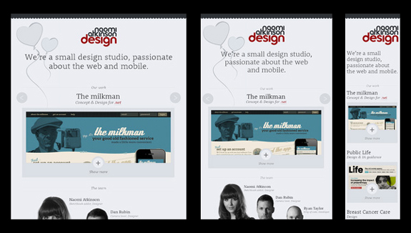 Responsive Web Design Example