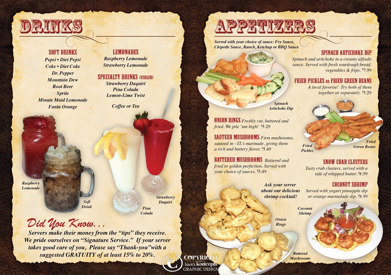 Restaurant Menu Design