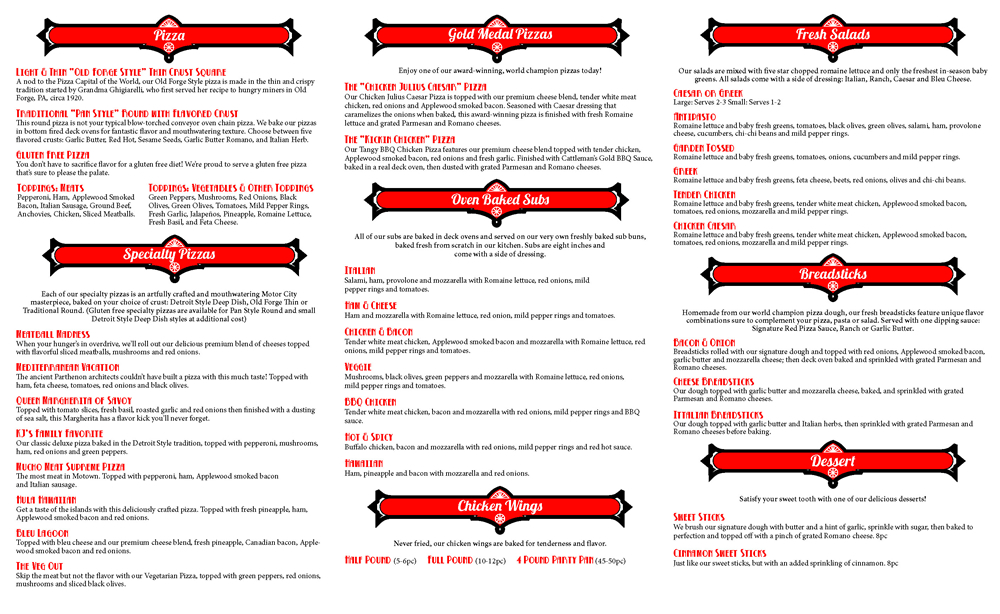 Restaurant Menus Graphics Designs