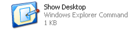 Restore Show Desktop Icon