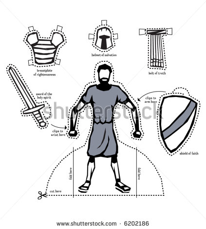 Roman Soldier Paper Doll