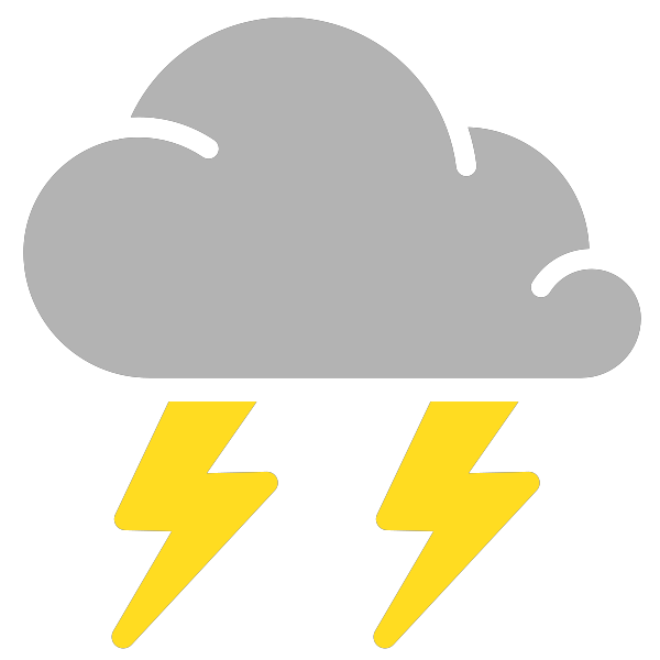 Scattered Thunderstorms WeatherIcon