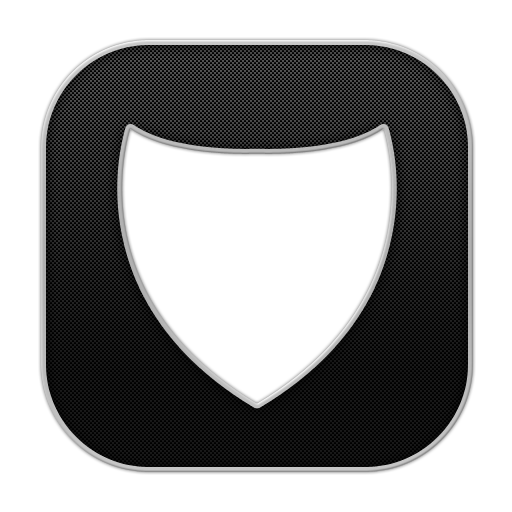 Shield Icon Black and White