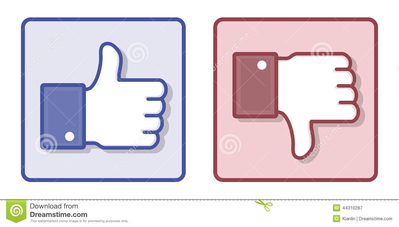 Sign for Facebook Like Thumbs Up