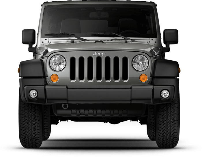 Silver Jeep Wrangler