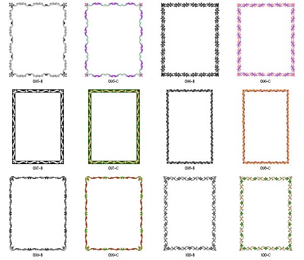 19 Simple Vector Frame Images