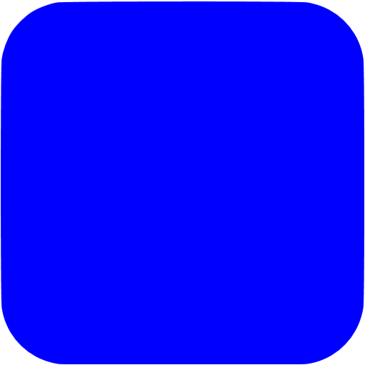 Square App Icon Blue