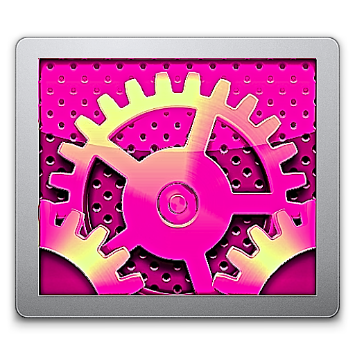 System Preferences Icon Pink